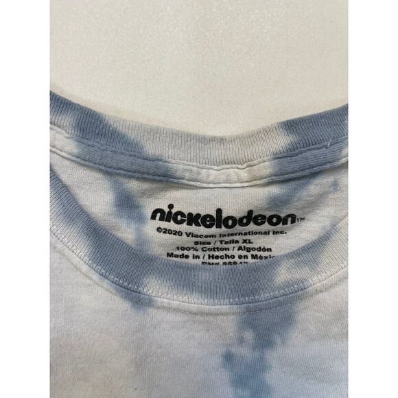 Rugrats Graphic T-shirt Men XL Blue Tie Dye Long Sleeve - Picture 5 of 6